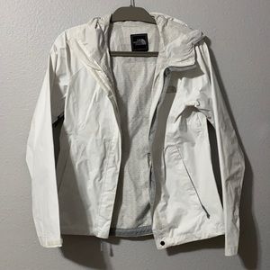 The North Face White Rain Jacket